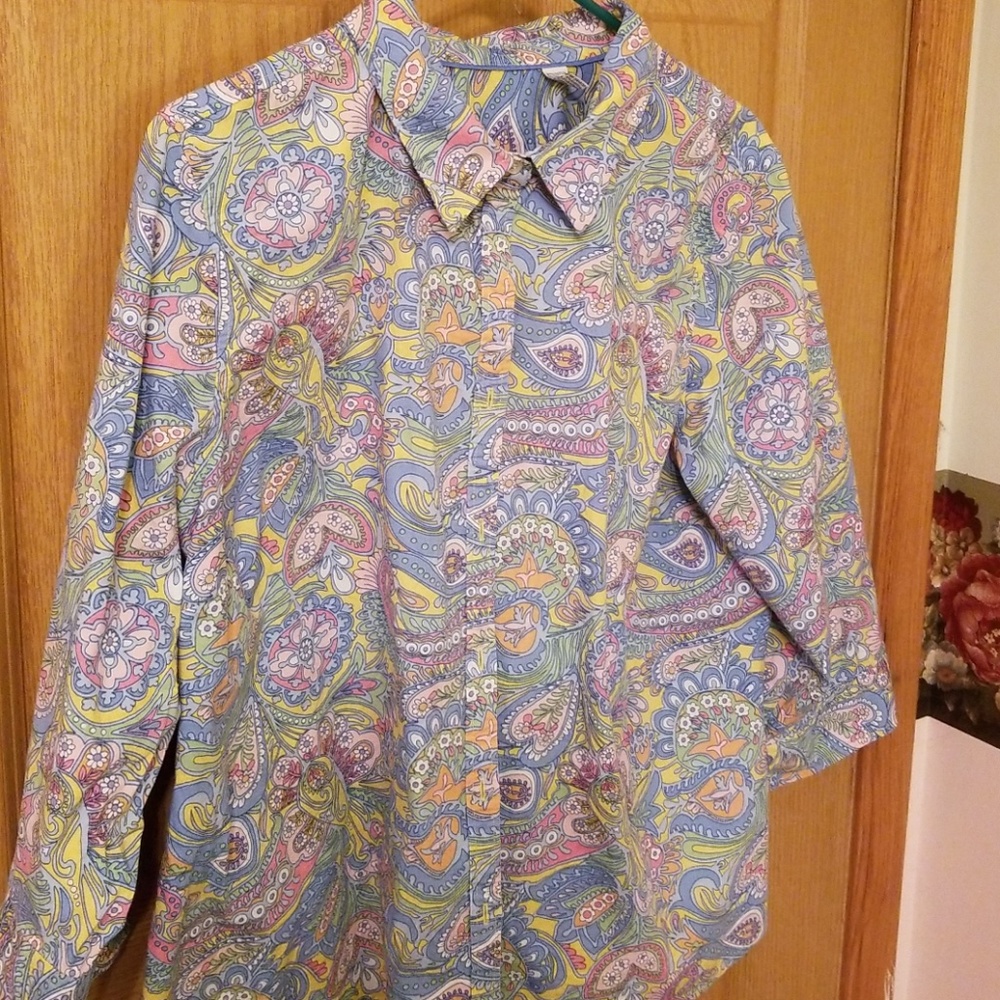 Ladies shirt, 3/4 sleeved